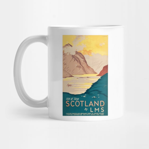 Vintage Travel Poster - Isle of Skye, Scotland by Naves